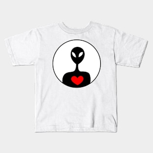 Alien Heart Kids T-Shirt